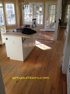 Hardwood floor refnishing in Lawrenceville 30045 - Webb Gin House Rd